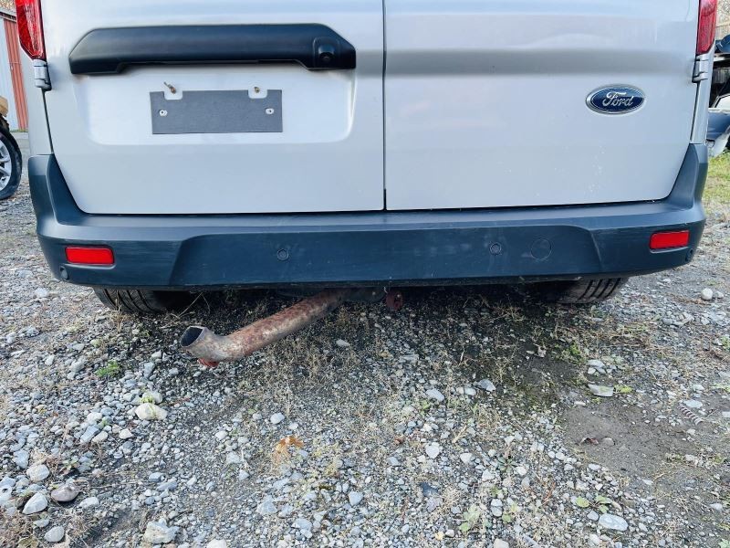 19-21 FORD TRANSIT CONNECT REAR BUMPER COVER W/SIDE EXTENSIONS GRAY PC:TY 51816