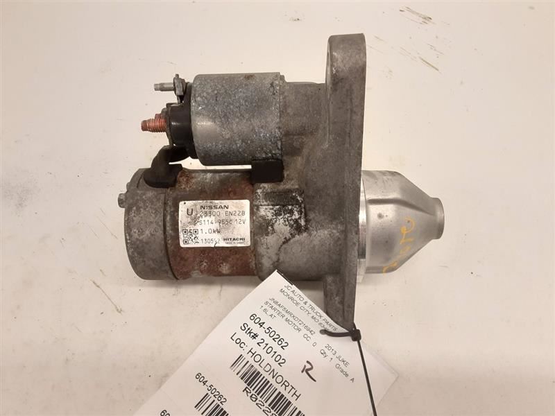 Starter Motor Federal Emissions Thru 11/12 Fits 10-13 CUBE 2284391