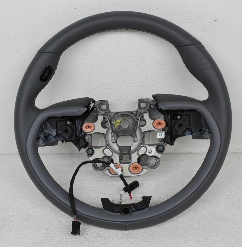 OEM Steering Wheel For Lincoln Aviator Gray Leather LC5B-3600-EK3KX4 Visual Flaw