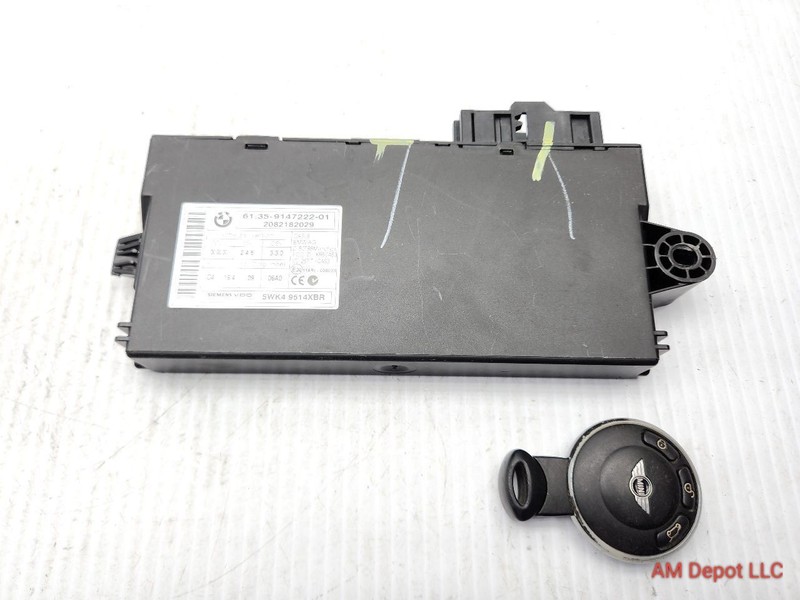 2009 Mini Cooper S R56 R57 R55 R60 R61 CAS Control Module With Matching Key Fob