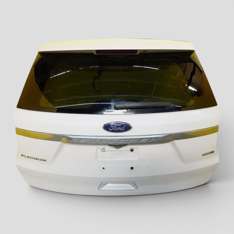 2016-2019 FORD EXPLORER Rear Trunk Lid Liftgate Assembly W/ Spoiler OEM WHITE_UG