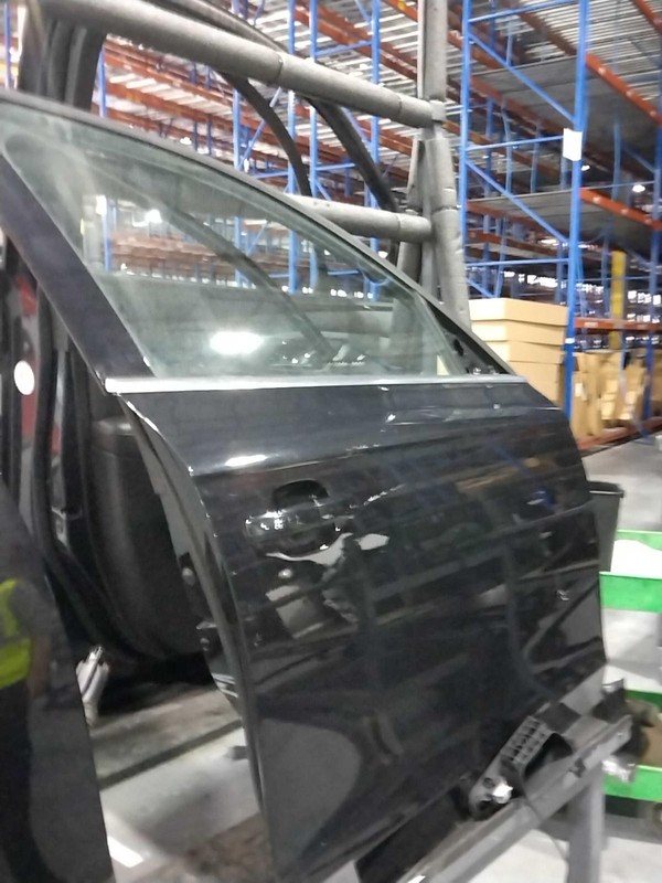 2011 AUDI S4 Right Front Door Black 328735 Used OEM 128K Miles