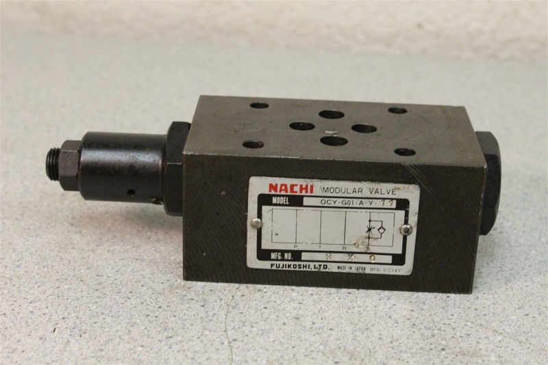 Nachi OCY-G01-A-Y-11 Modular Valve "5" *FREE SHIPPING*