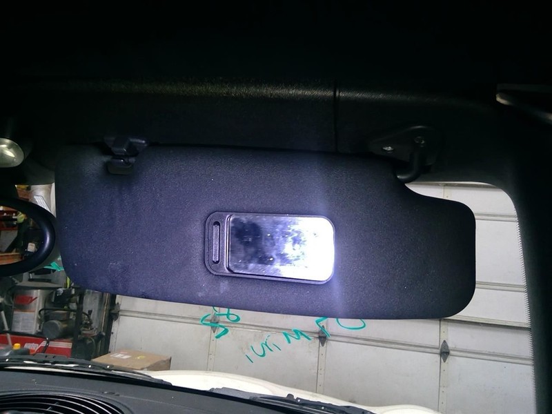 Passenger Sun Visor Convertible 2 Passenger Rdstr Fits 09-15 MINI COOPER 1760831