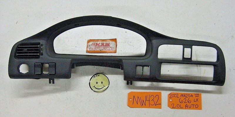 SPEEDOMETER TRIM DASH PANEL GAUGE HOOD SURROUND BEZEL VENT for 98-02 MAZDA 626
