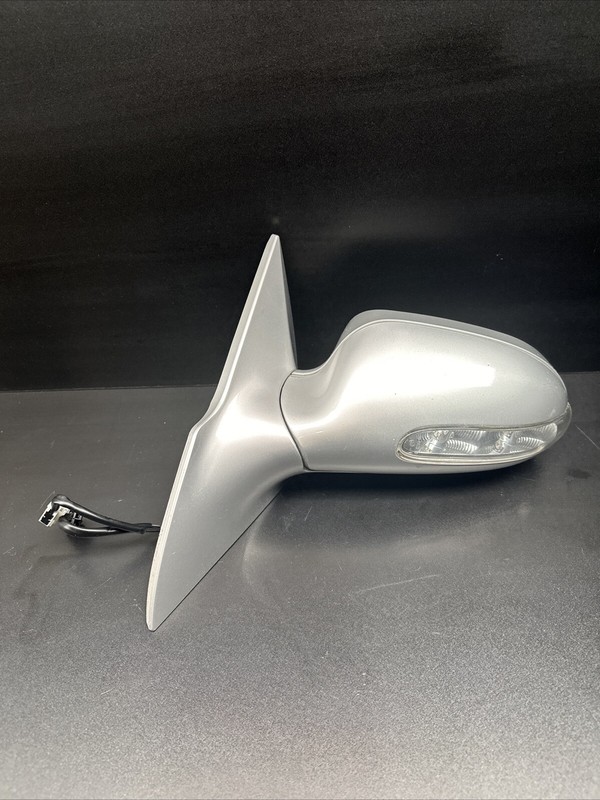 03-06 MERCEDES SL500 POWER DRIVER LEFT SIDE VIEW DOOR MIRROR SILVER 744