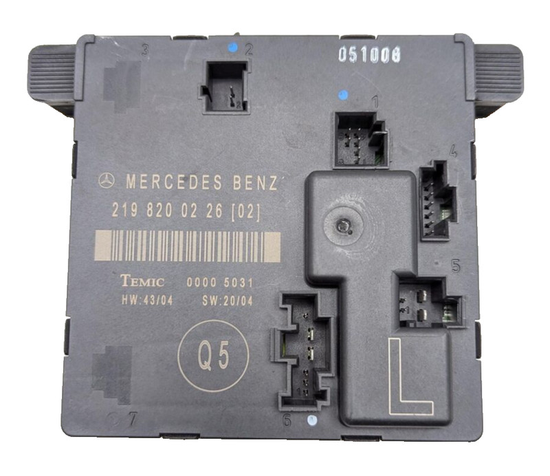 06-11 Mercede W219 CLS500 CLS63 Rear Left Door Control Module 2198200226 OEM