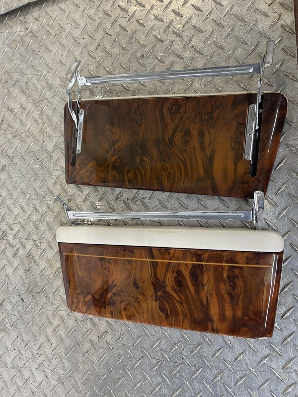99-03 Jaguar XJ8 Vanden Plas Seat Back Picnic Tray Set LH RH Oem Tested