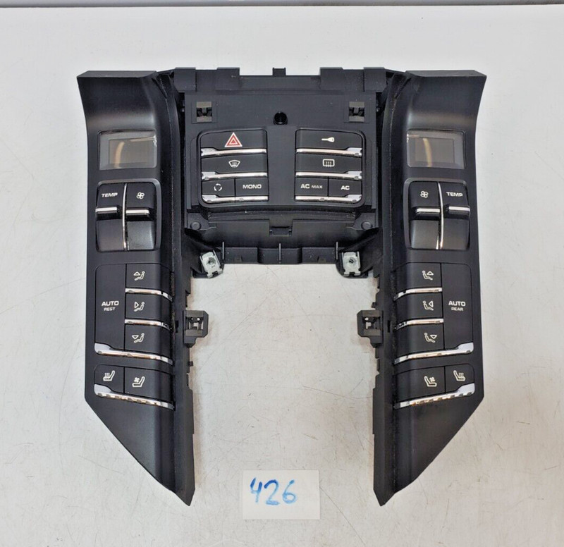 ✅ 11-14 OEM Porsche Cayenne S 958 Front AC Heater Climate Control Switch Panel