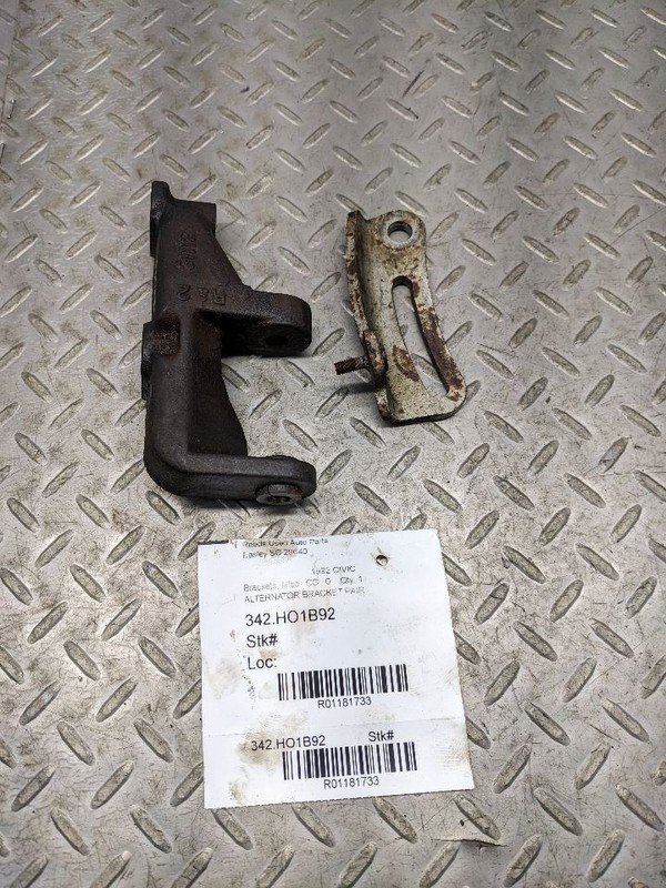 92-00 HONDA CIVIC ALTERNATOR BRACKET MOUNT UPPER LOWER BOLT D16 OEM D15 1181733