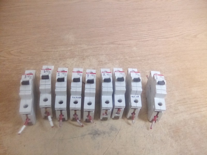 Lot Of 9 ABB S272 KS5A 5A 1 Pole Circuit Breaker