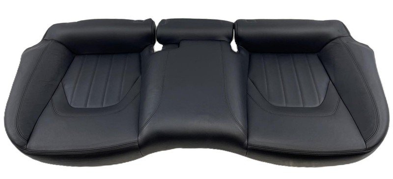 2014-2017 Maserati Quattroporte Rear Bottom Black Leather Seat OEM