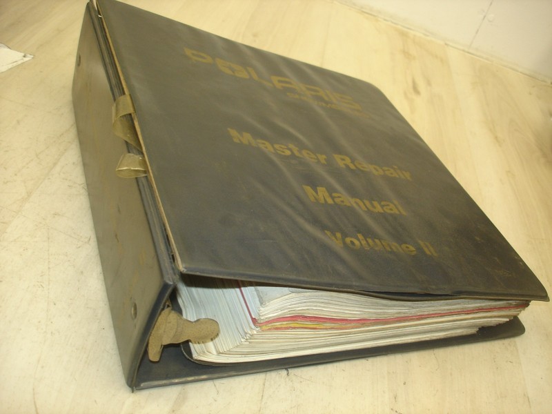 Polaris binder service bulletin repair manual guides atv used 4x4 6x6
