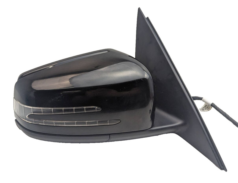 12-14 Mercedes W204 C250 Passenger Right Side View Mirror Black 040 115k