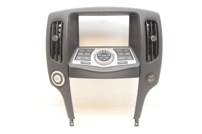 2010 Nissan 307Z Roadster Navigation Radio Bezel with Controls and Vents