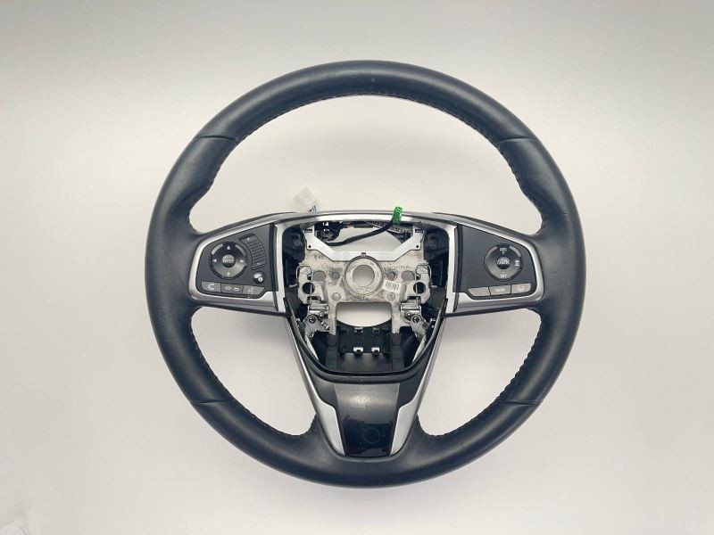 17-18 HONDA CR-V STEERING WHEEL W/CONTROLS LEATHER BLACK TC:-F-H 80K EX-L 57587
