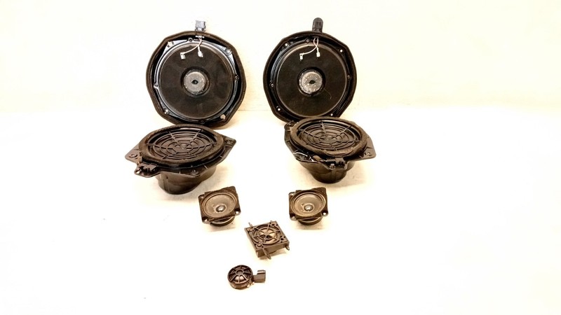 07-09 AUDI B7 A4 S4 CONVERTIBLE FRONT REAR LEFT RIGHT TWEETER SPEAKER BOSE 02102