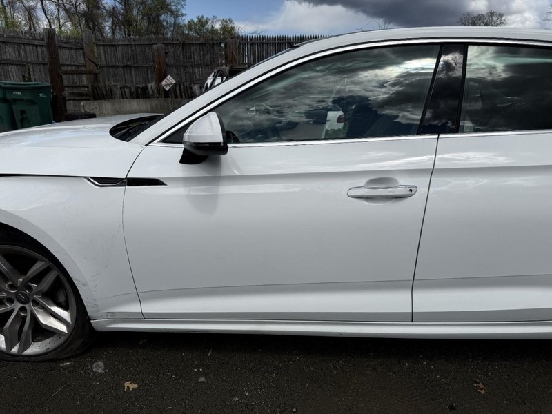 2018-2019 Audi A5 Left Driver Side Front Door White