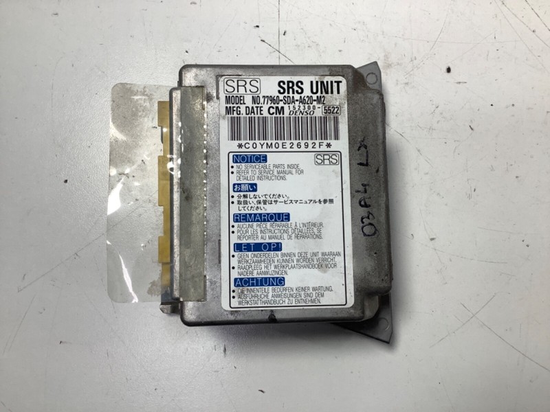 2003 Honda Accord 4DRSRS Unit 77960-SDA-A620-M2 OEM