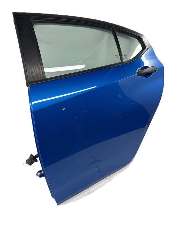 2020-2024 Nissan Versa S LH Driver Rear Door Assembly Blue W/ Panel Glass OEM