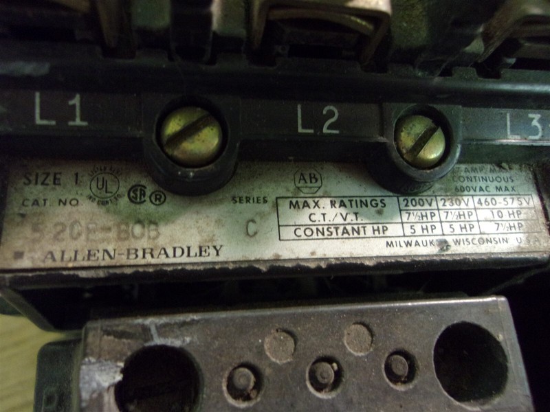 Allen Bradley 52068B-B0B Series C Starter Assembly *FREE SHIPPING*