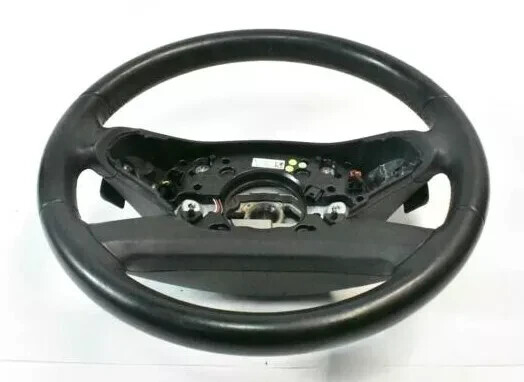 10-14 Mercedes W216 CL550 S550 Steering Wheel Wood Trim w/ Paddle Shifters OEM