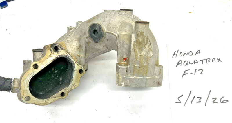 2004 HONDA AQUATRAX F12X OEM EXHAUST HEAD PIPE MUFFLER