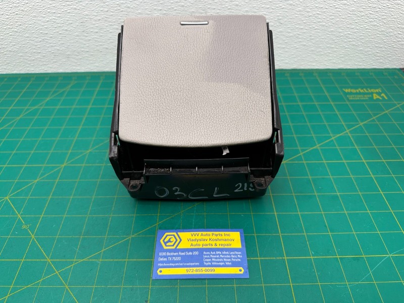 00-06 Mercedes-Benz CL500 C215 - CENTER CONSOLE CUP HOLDER STORAGE BIN OEM