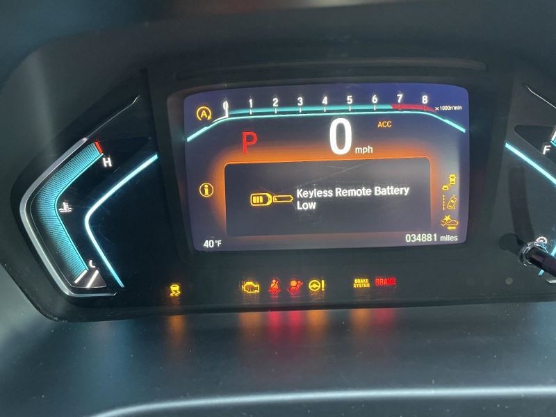 SPEEDOMETER CLUSTER 34K -TOURING- FITS 18 HONDA ODYSSEY 38774