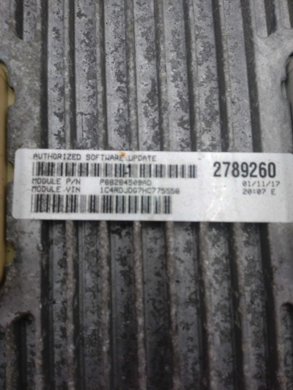 Used Engine Control Module (ECM) fits: 2017 Dodge Durango Electronic Control Mod