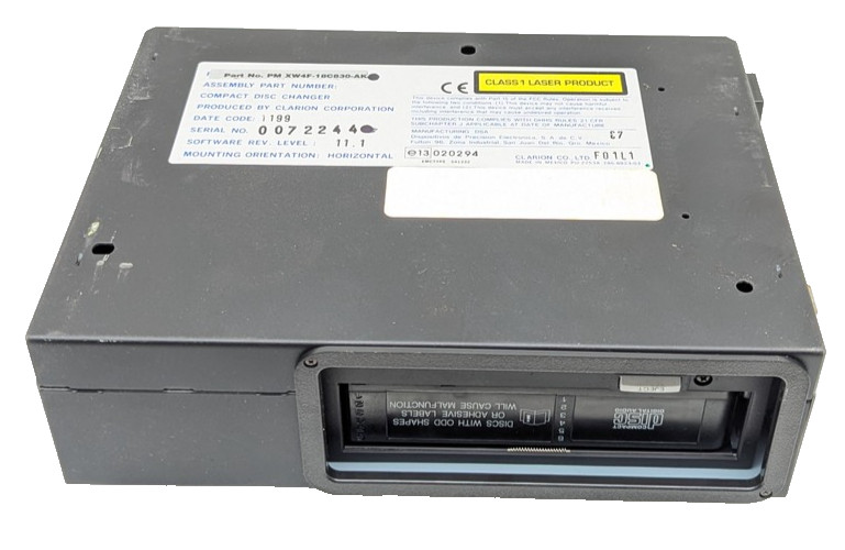 00-02 Jaguar S-Type Car Audio Compact Disc Autochanger XW4F18C830AK
