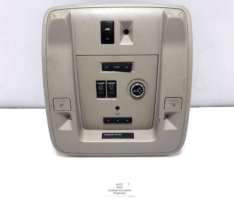 ✅ 15-17 OEM Cadillac Escalade Front Overhead Console Dome Light Sunroof Switch