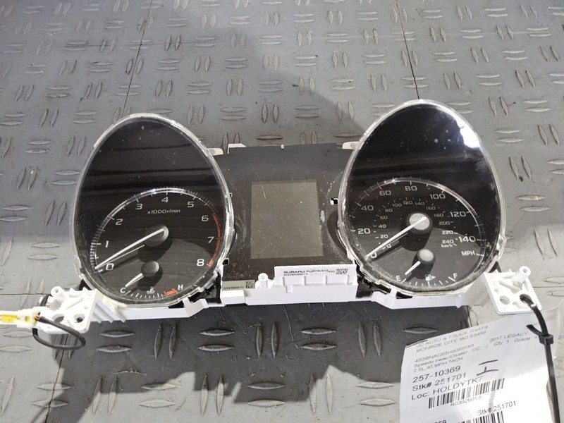 2017 Subaru Legacy Speedometer Instrument Cluster 2.5L MPH US Market