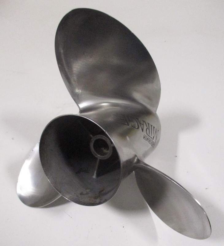 13244A50 14 3/4" X 21P Mercruiser 370+HP Bravo One Mirage Solid Hub SS Prop