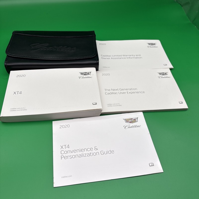 2020 CADILLAC XT4 Owners Manual Personalization Owner Assistance Info With Case