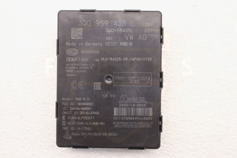 VW ATLAS 18 19 20 21 22 23 THEFT LOCKING KEYLESS ENTRY MODULE 3Q0959435L OEM
