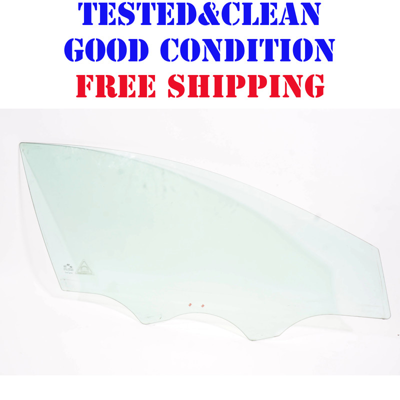 11-2014 HYUNDAI SONATA FRONT RIGHT PASSENGER SIDE DOOR WINDOW GLASS OEM