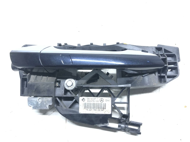 07-13 Mercedes W221 S550 Black Rear Right Passenger Side Exterior Door Handle