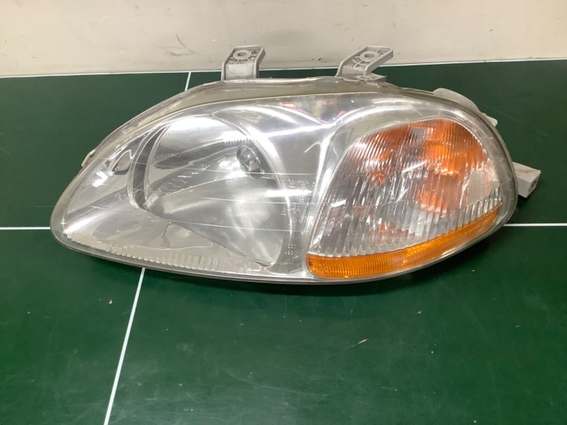 96-98 Civic L Left Driver Side Front Light Beam Headlight Lamp Lens Used OEM