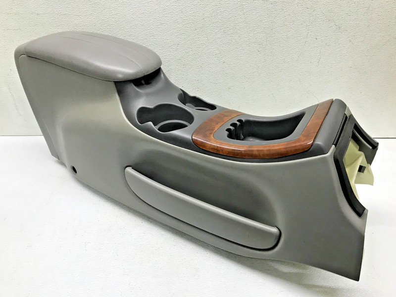 1998 - 2002 Lincoln Navigator Center Console Arm Rest Cup Holder Gray OEM
