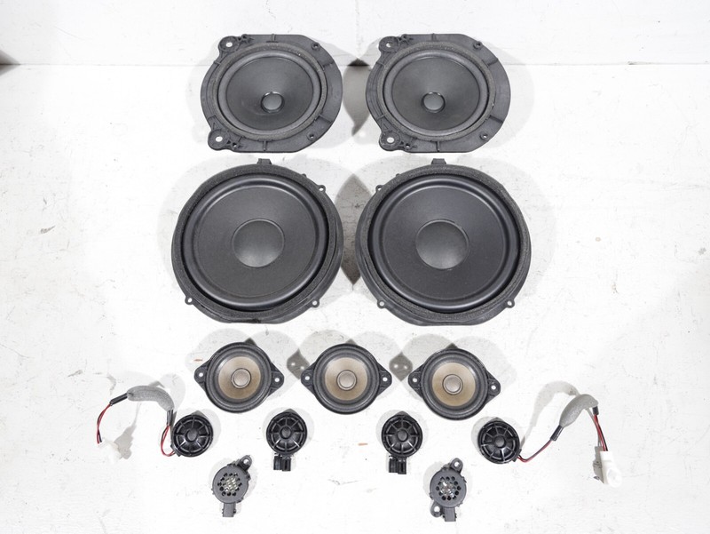 16-20 Tesla Model X Midwoofer 160mm & Midrange 80mm Audio Speakers SET of 13