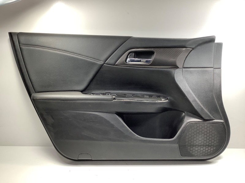 13-17 Honda Accord 4D EX Left Front Door Panel Black 83550-T2F-A81ZC OEM