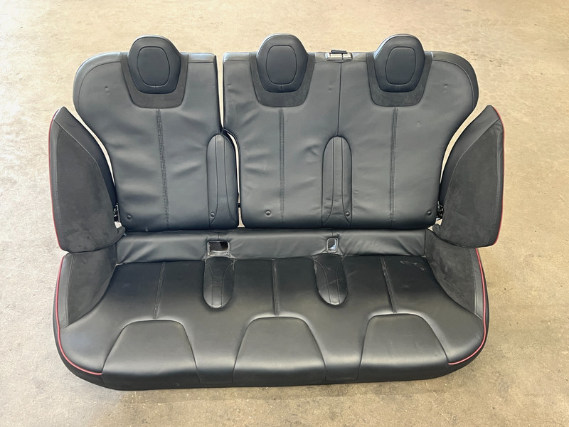 ⭐2012-2016 T ESLA MODEL S REAR SEAT UPPER LOWER CUSHION BENCH BLACK OEM LOT2650