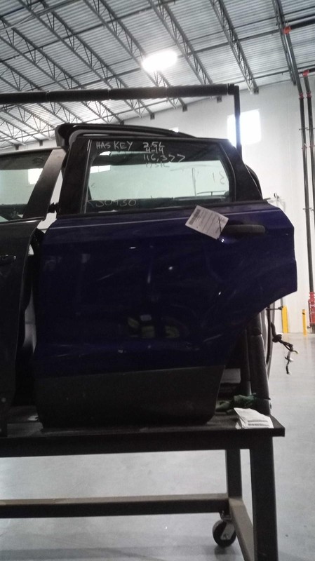 2014 Ford Escape LH Blue Door PW PL 116K Miles OEM Used Part K50430