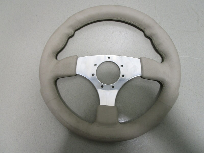 OBA Marine Boat 3 Spoke Tan Steering Wheel 13.5" Inch