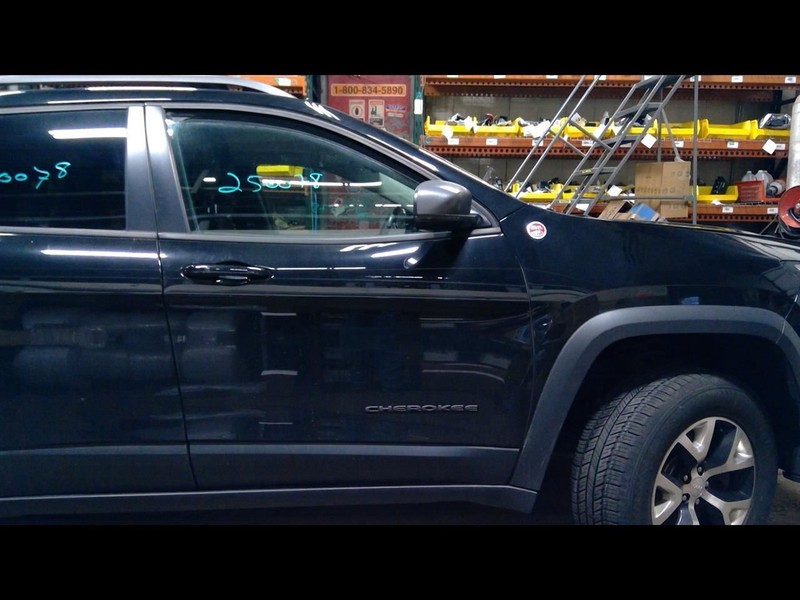 Passenger Front Door Electric Tempered Glass Fits 14-18 CHEROKEE 1547704
