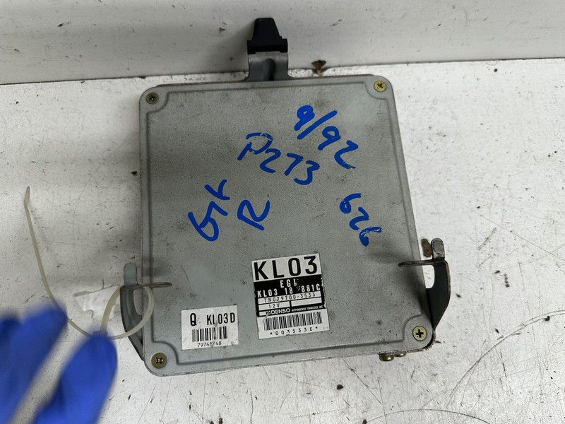 1997 Mazda 626 2.0L Electronic Control Module Ecu Ecm Pcu P273ID KL0318881C