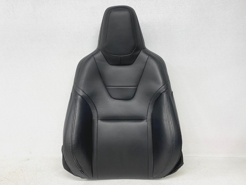 ⭐2012-2016 TESLA MODEL S FRONT RIGHT UPPER SEAT CUSHION BLACK ASSY OEM LOT2428