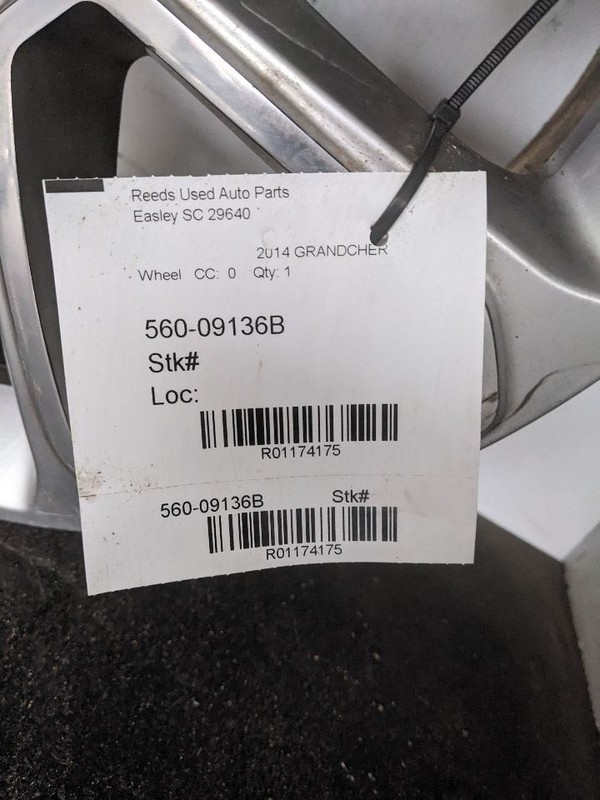 Wheel 18x8 Aluminum Fits 14-16 GRAND CHEROKEE 1174175