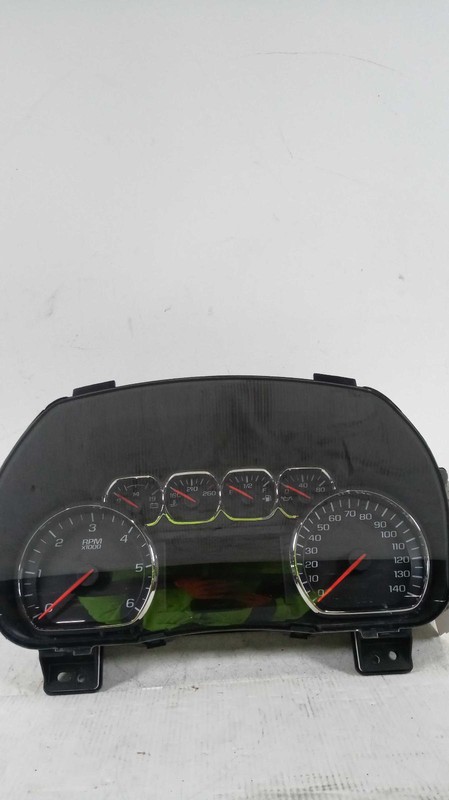 Used Speedometer Gauge fits: 2015 Chevrolet Tahoe cluster KPH Canada market ID 2